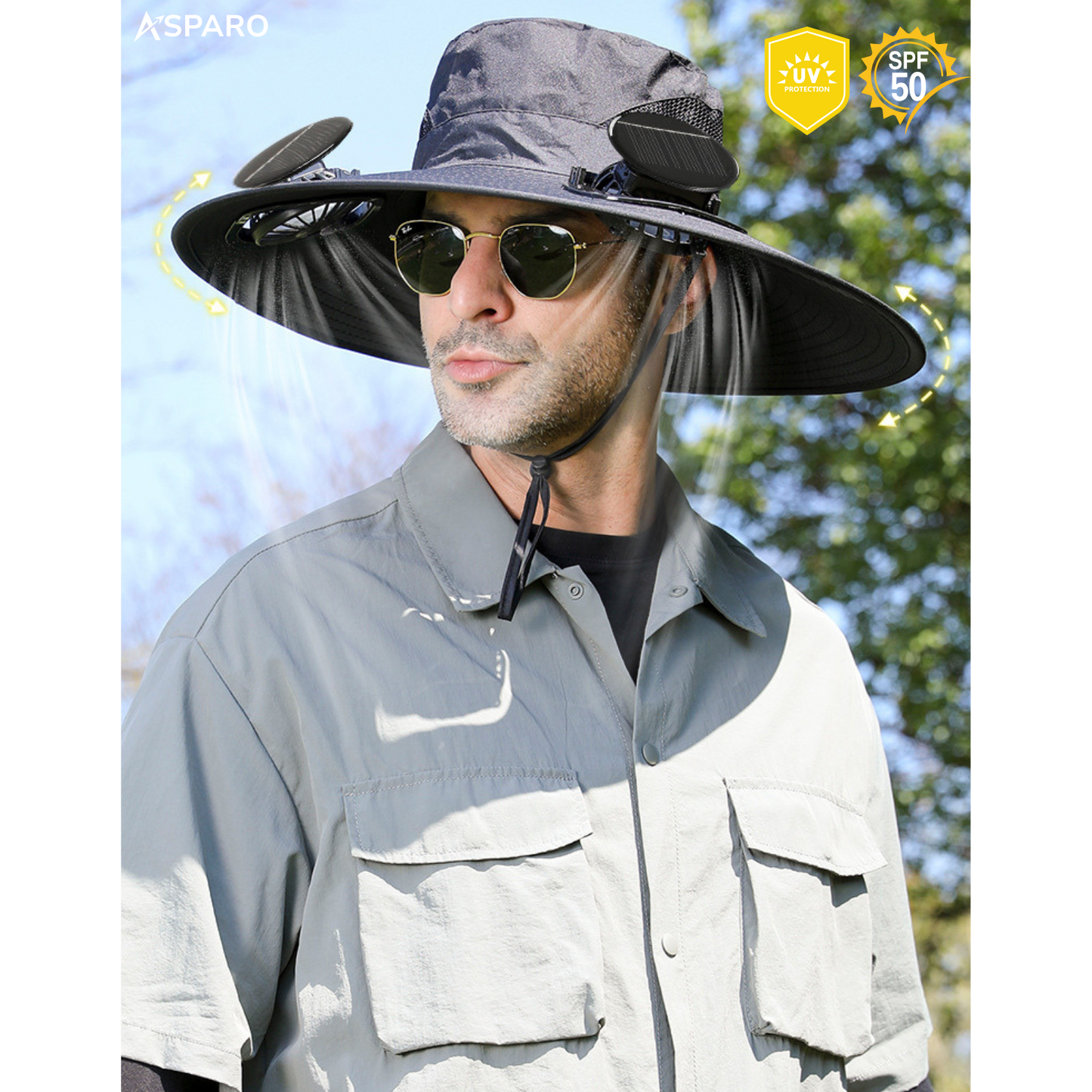 Asparo SolarBreeze™ Sun Hat