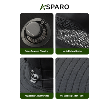 Asparo SolarBreeze™ Sun Hat